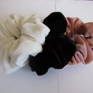 Set of 3 H&M Velvet Scrunchies